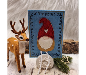 ADVENTSKALENDER 22. Dezember - Stickserie - ITH Postkarte Doodle Rahmen Vol. 2